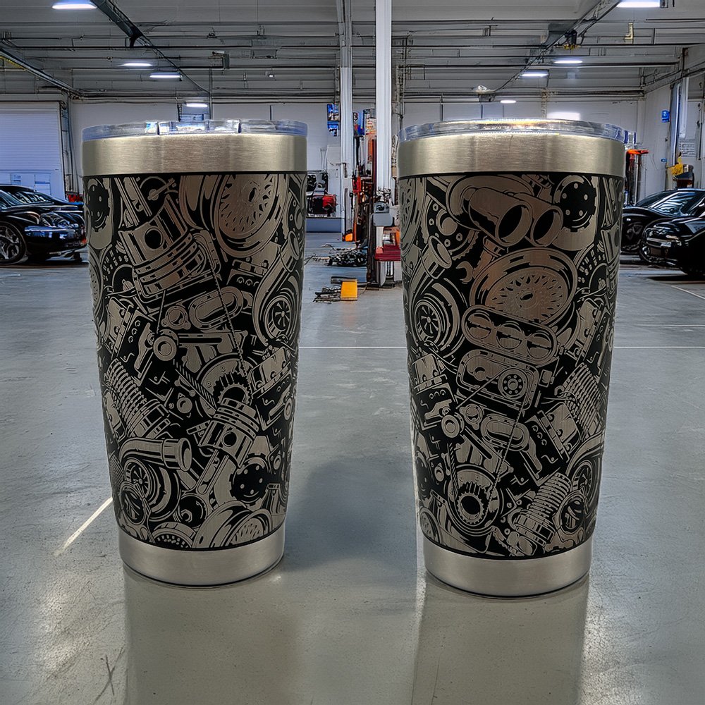20 oz. "Gearhead" Tumbler