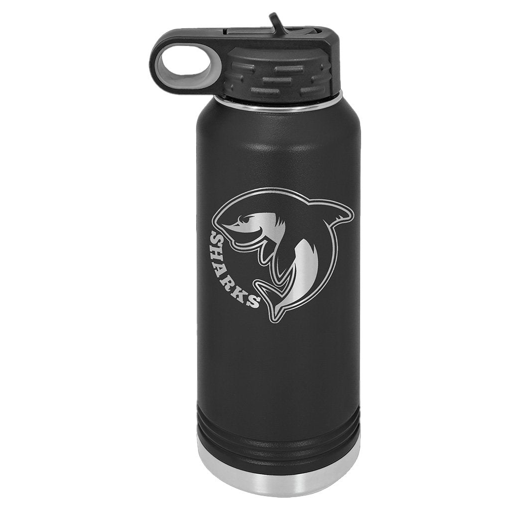 32 oz. Water Bottle with Ring Handle