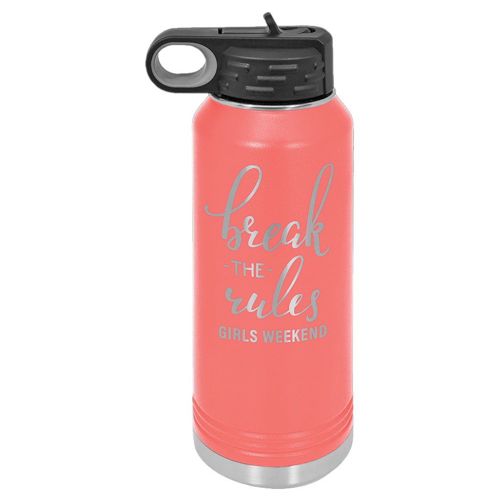 32 oz. Water Bottle with Ring Handle