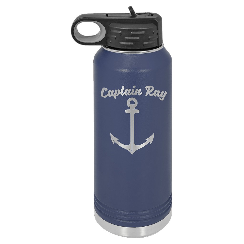 32 oz. Water Bottle with Ring Handle