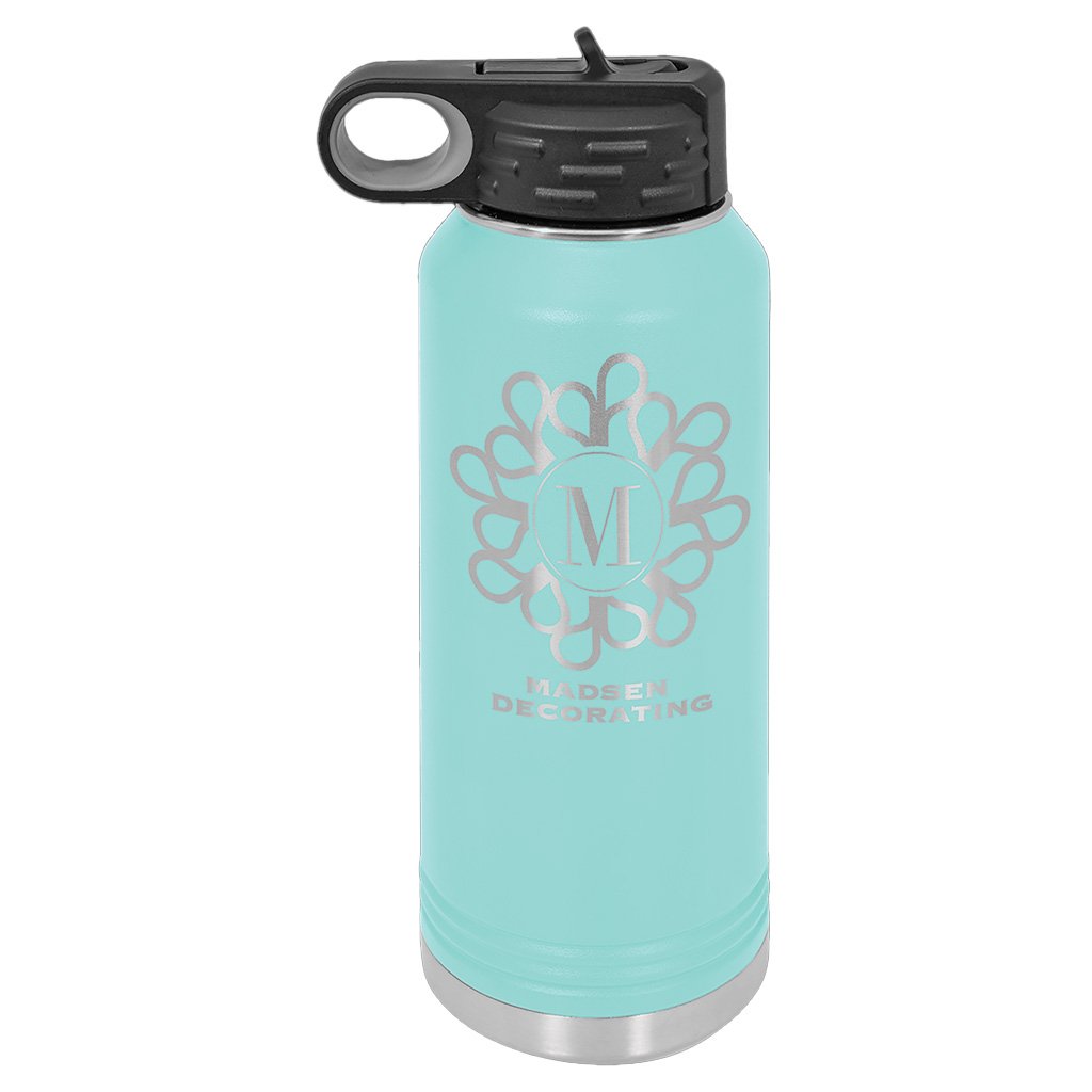 32 oz. Water Bottle with Ring Handle