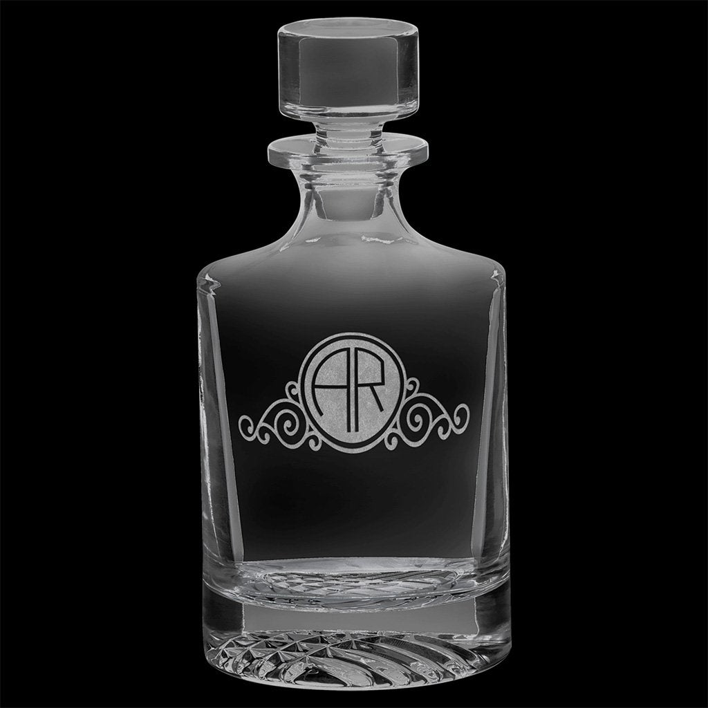 850ml Round Glass Decanter Set