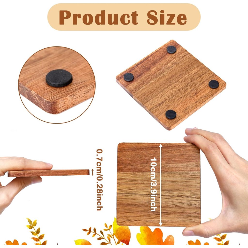 Acacia Wood Coasters