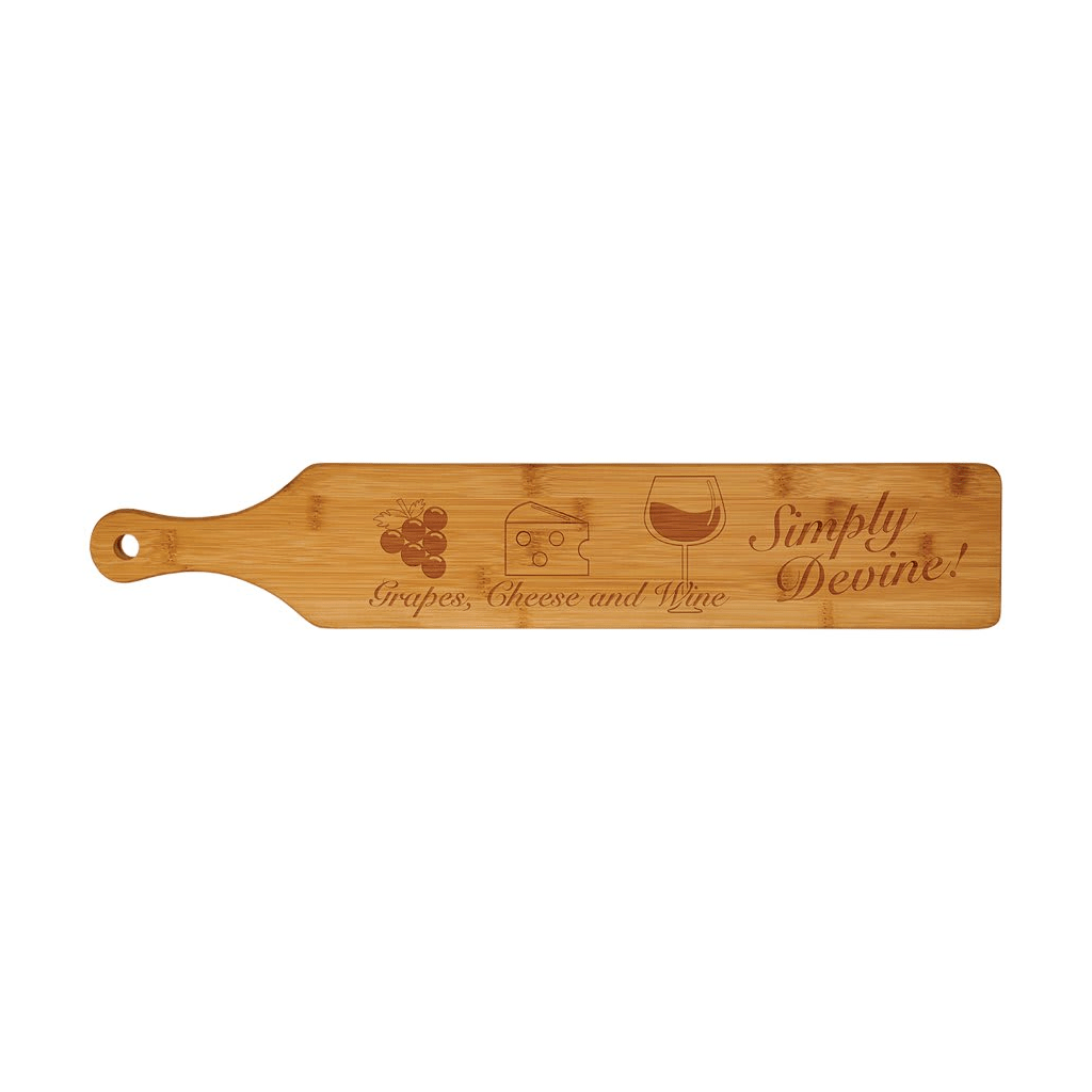 Bamboo Fruit/Cheese Paddle