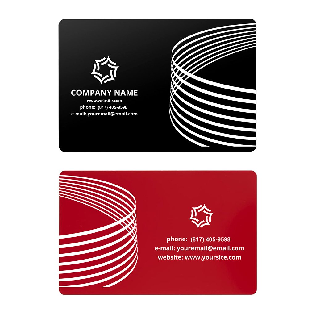 Aluminum Business Cards