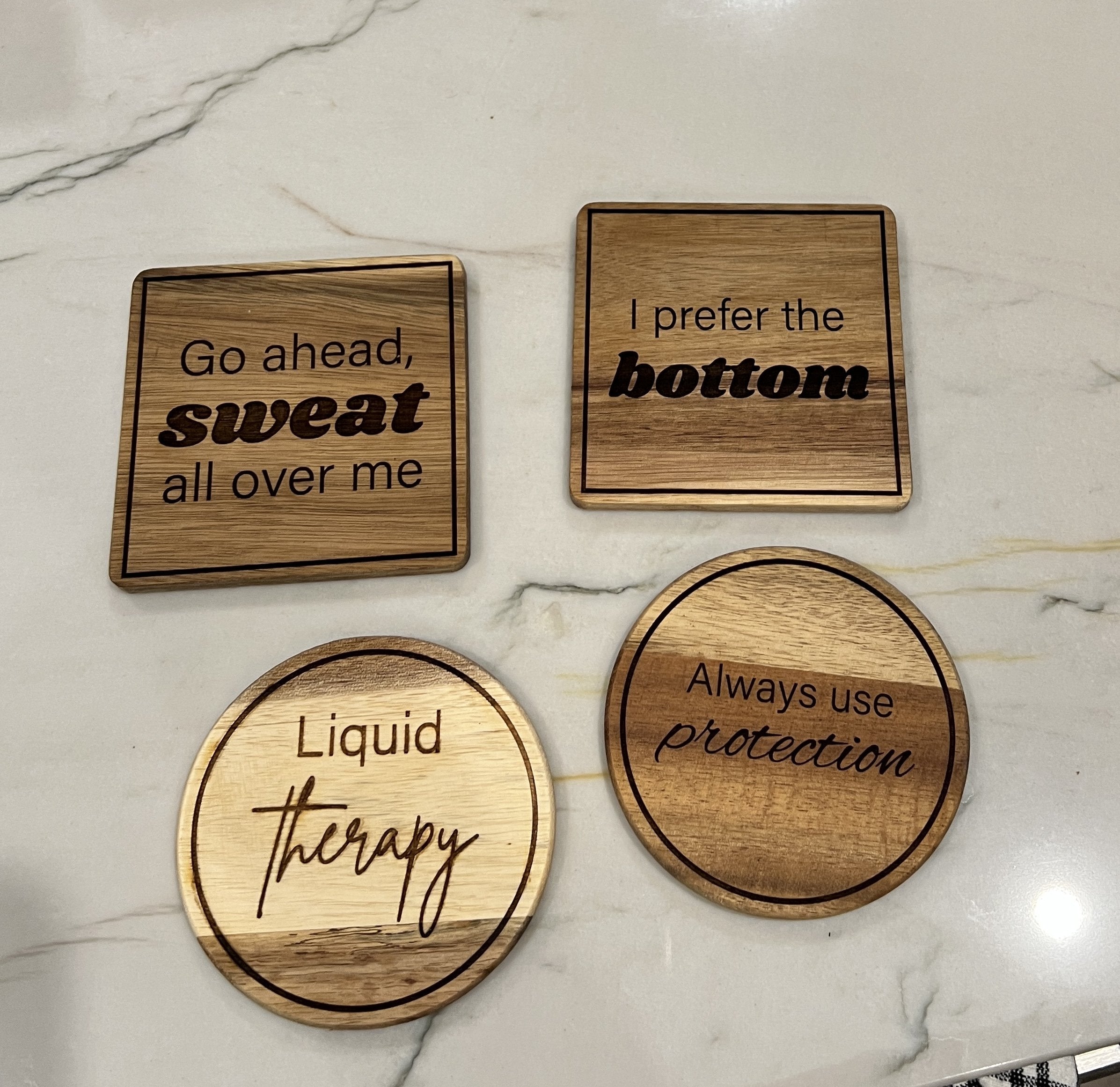 Acacia Wood Coasters