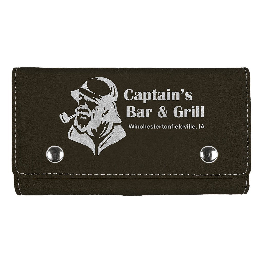 Leatherette Card & Dice Set