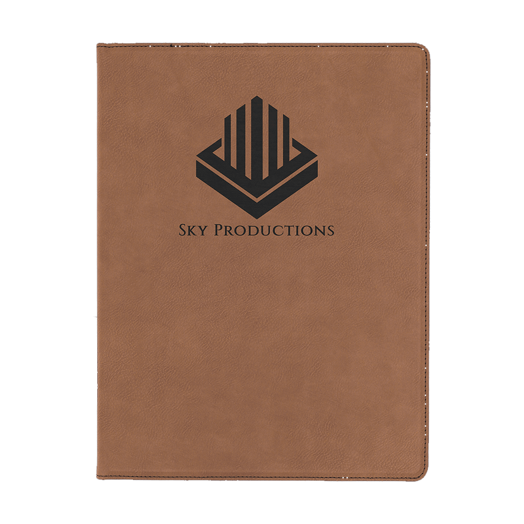 Leatherette Portfolio with Notepad