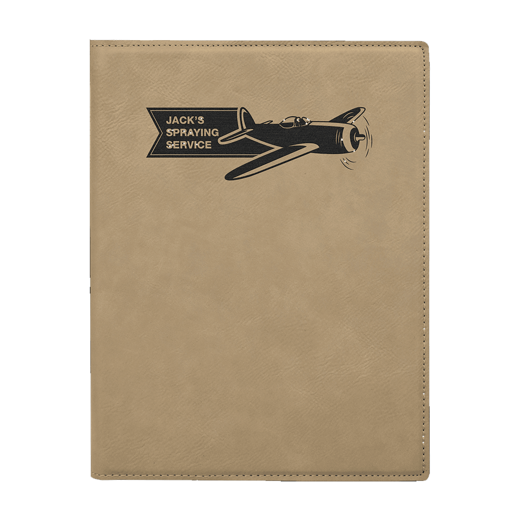 Leatherette Portfolio with Notepad