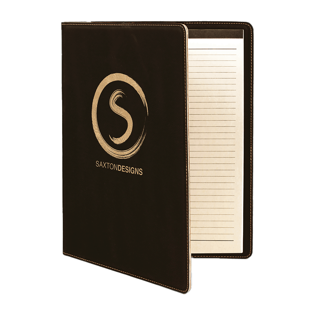 Leatherette Portfolio with Notepad