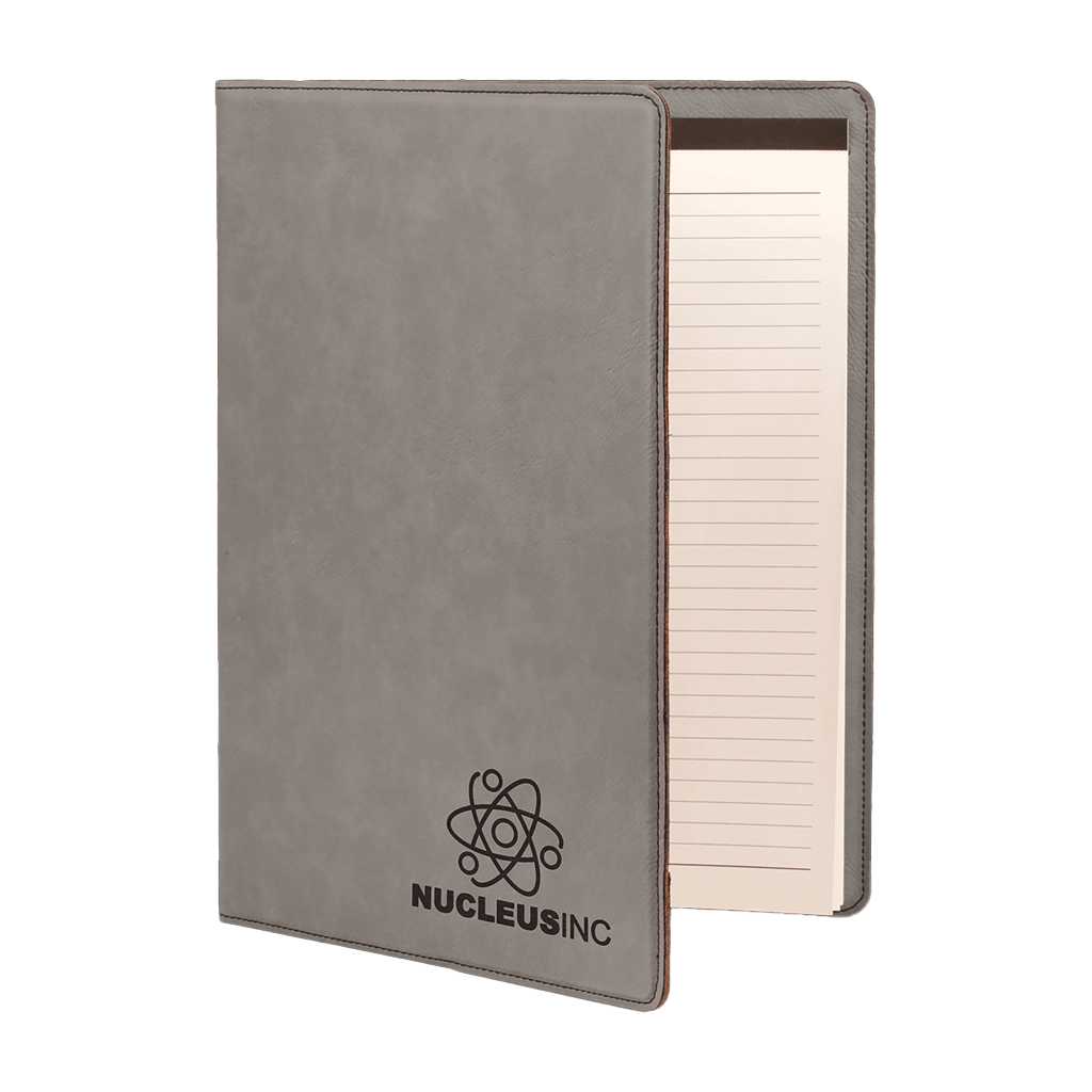 Leatherette Portfolio with Notepad