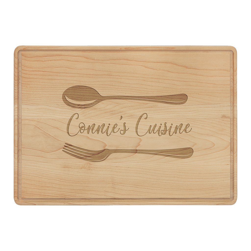 Maple Cutting Board with Drip Ring