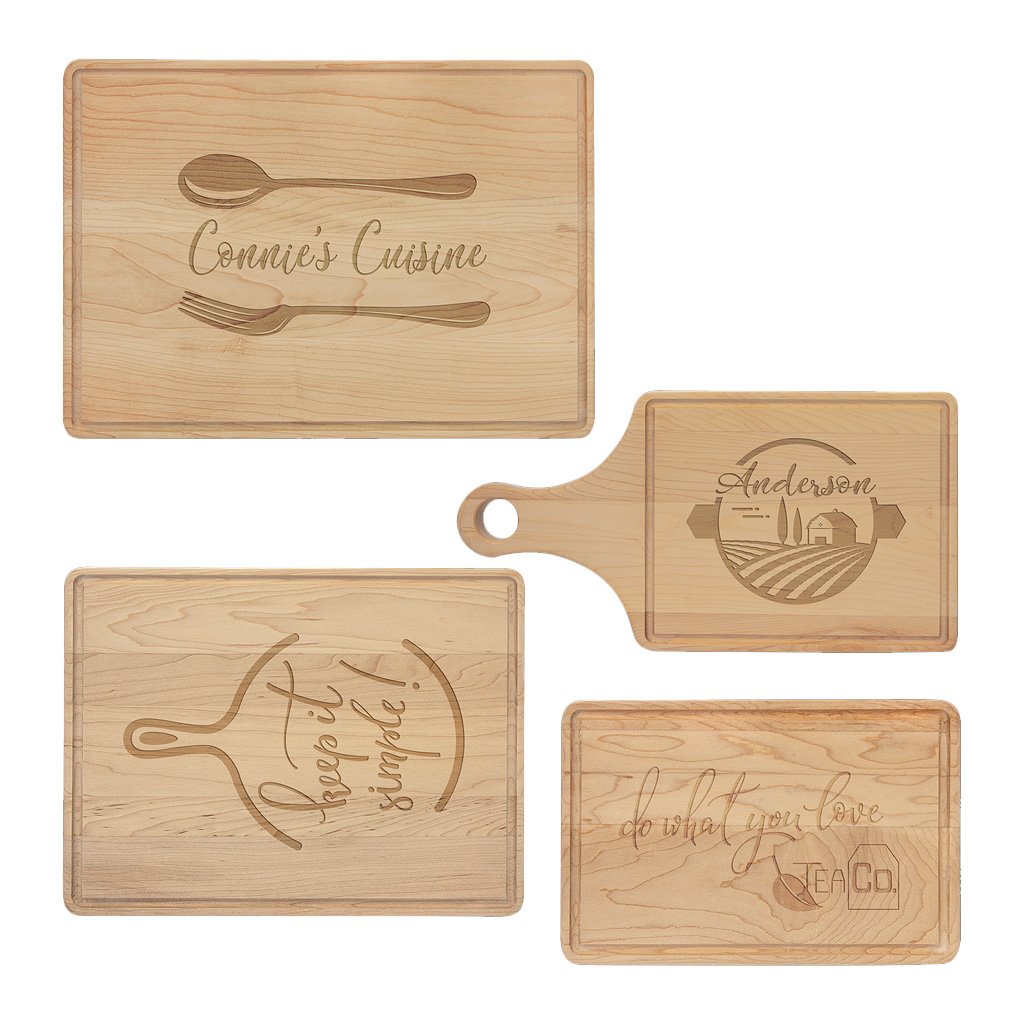Maple Cutting Board with Drip Ring