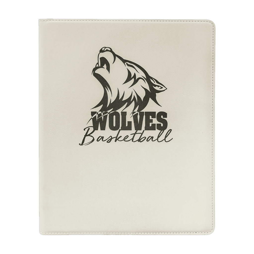 Leatherette Portfolio with Notepad