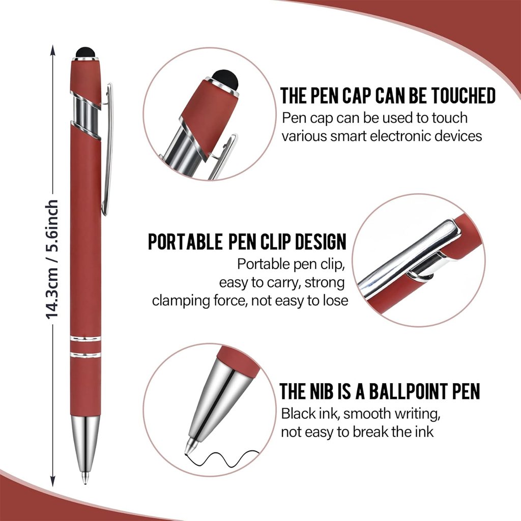 Soft Touch Metal Ballpoint Pen