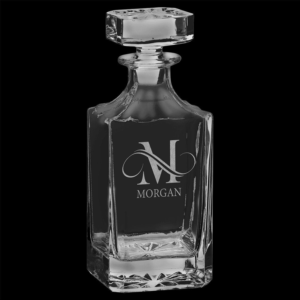 750ml Square Glass Decanter Set