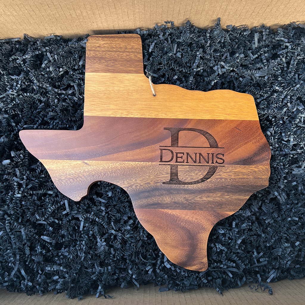 Texas Shape Charcuterie/Cutting Board