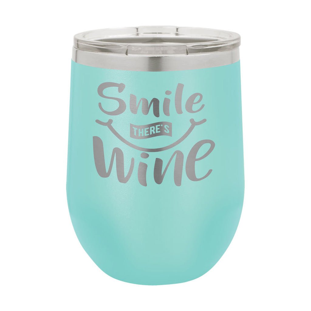 12 oz. Stemless Wine Tumbler with Lid - Laser Styles