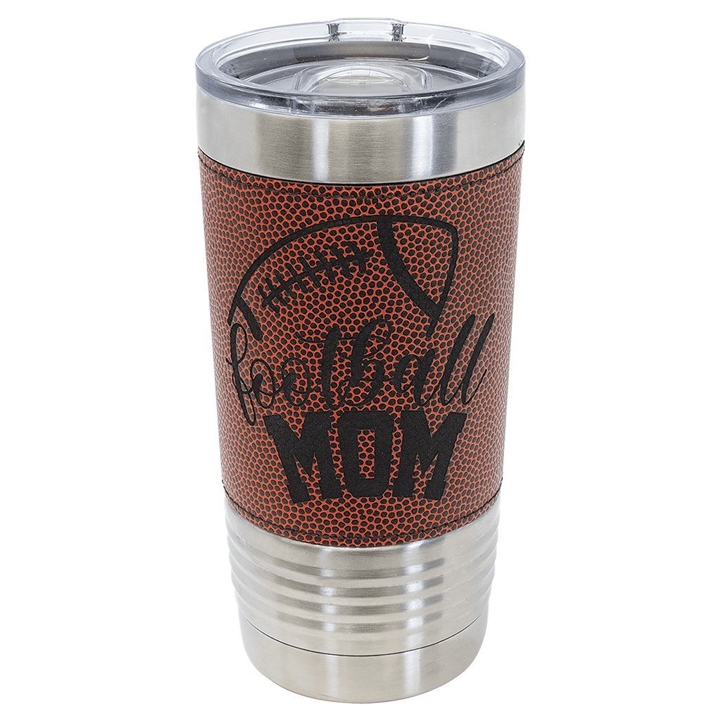 20 oz. Leatherette Sports Tumbler - Laser Styles