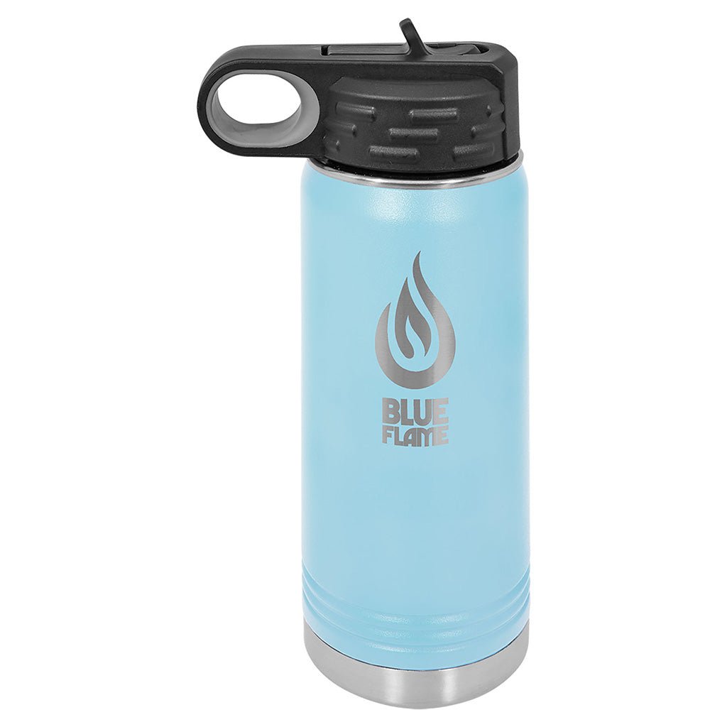 20 oz. Water Bottle with Ring Handle - Laser Styles