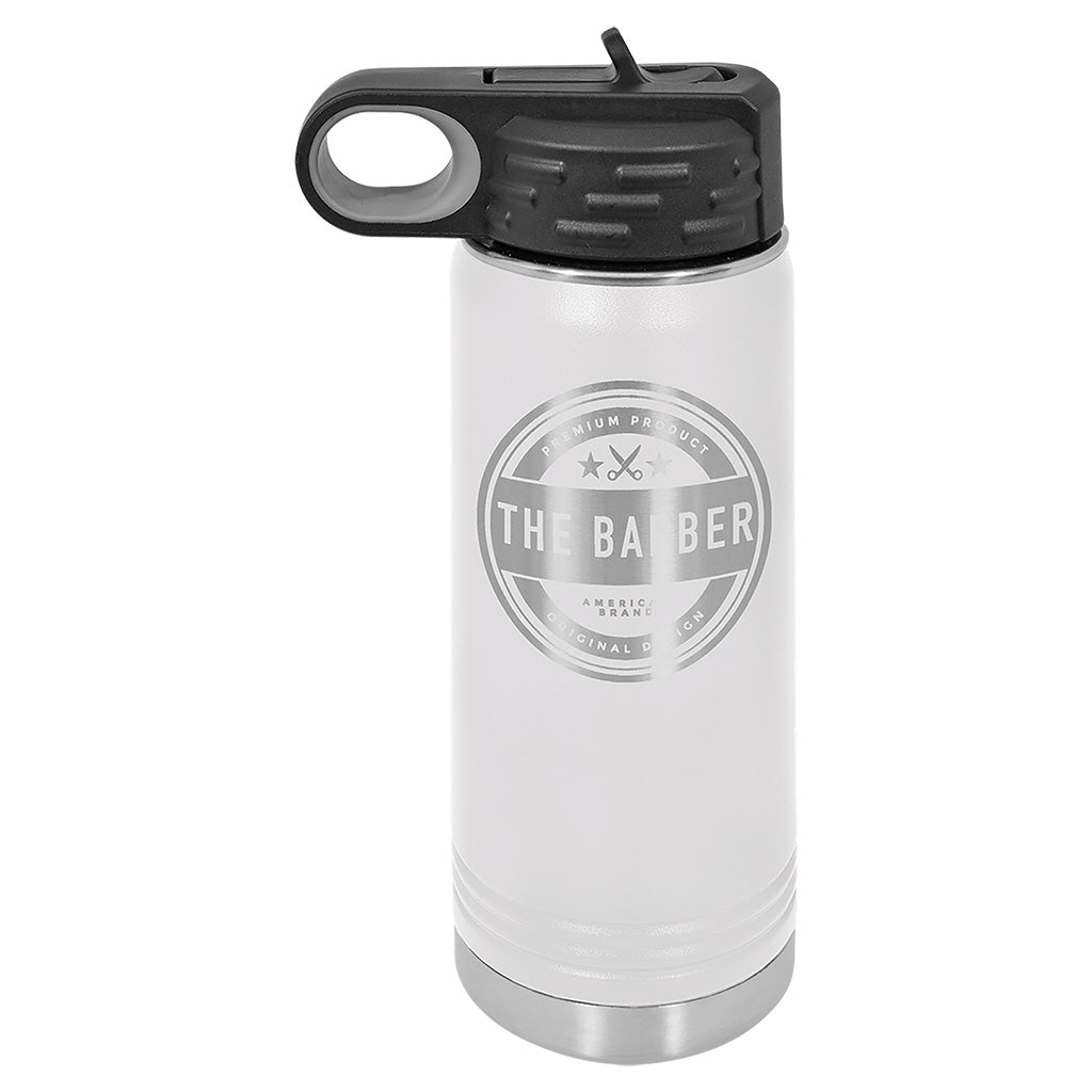 20 oz. Water Bottle with Ring Handle - Laser Styles