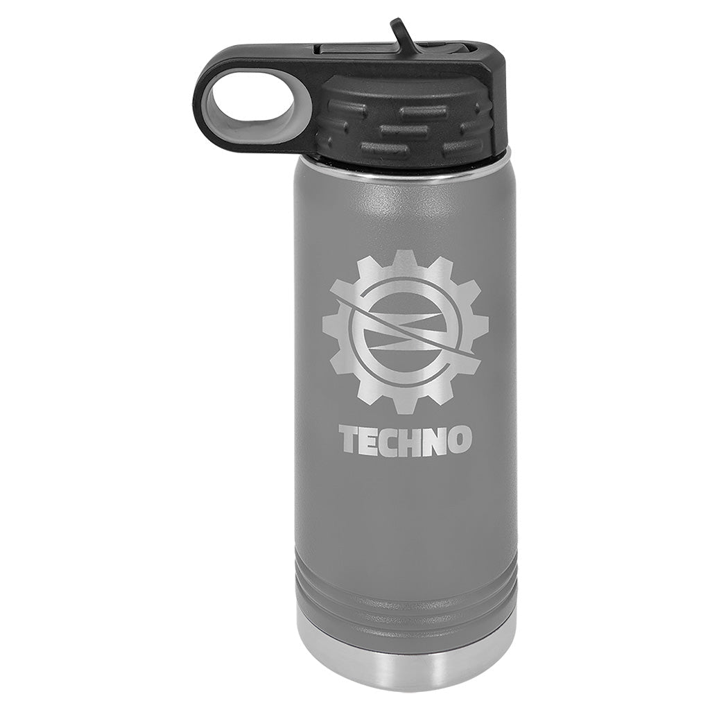 20 oz. Water Bottle with Ring Handle - Laser Styles