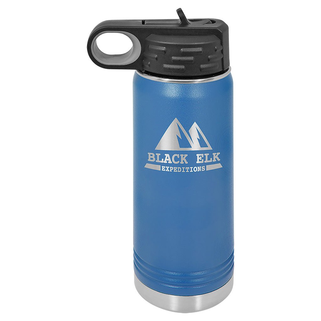 20 oz. Water Bottle with Ring Handle - Laser Styles