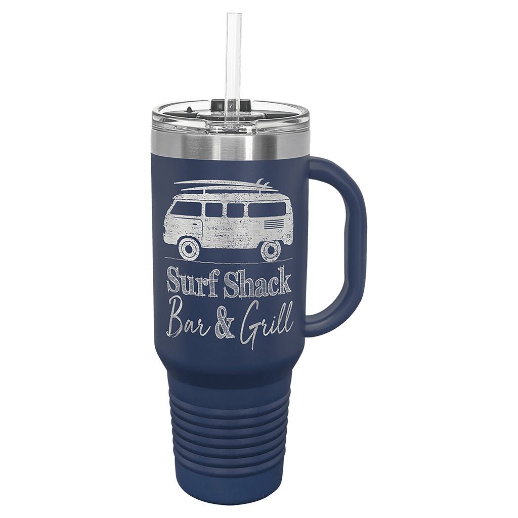 40 oz. Travel Mug with Handle - Laser Styles