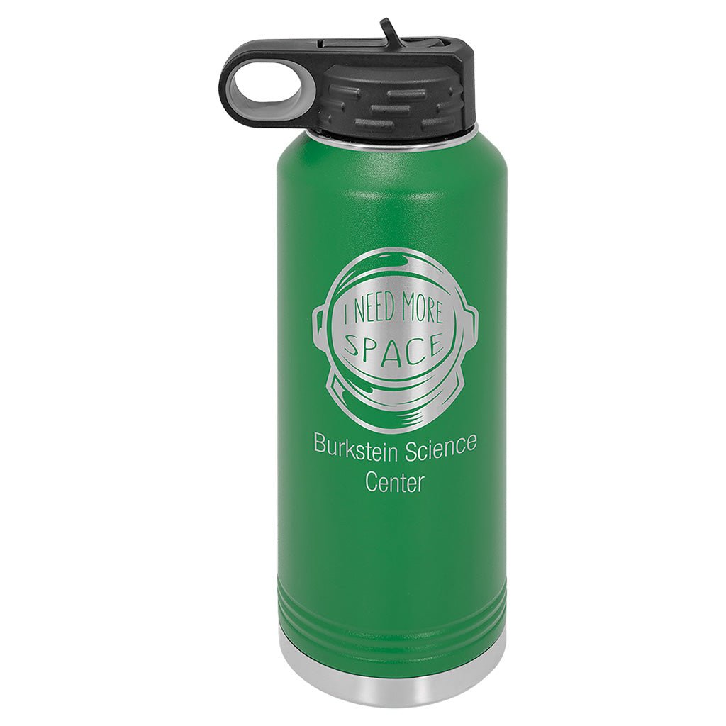 40 oz. Water Bottle with Ring Handle - Laser Styles