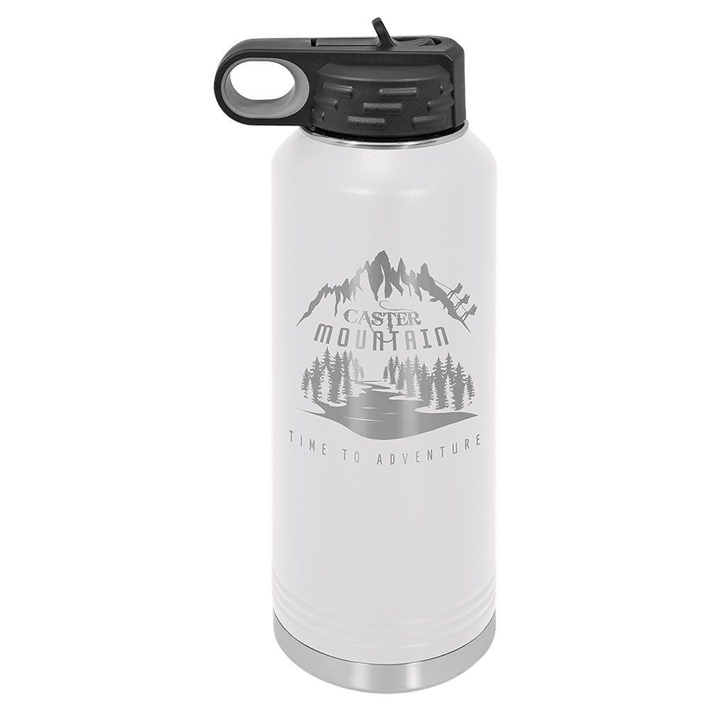 40 oz. Water Bottle with Ring Handle - Laser Styles