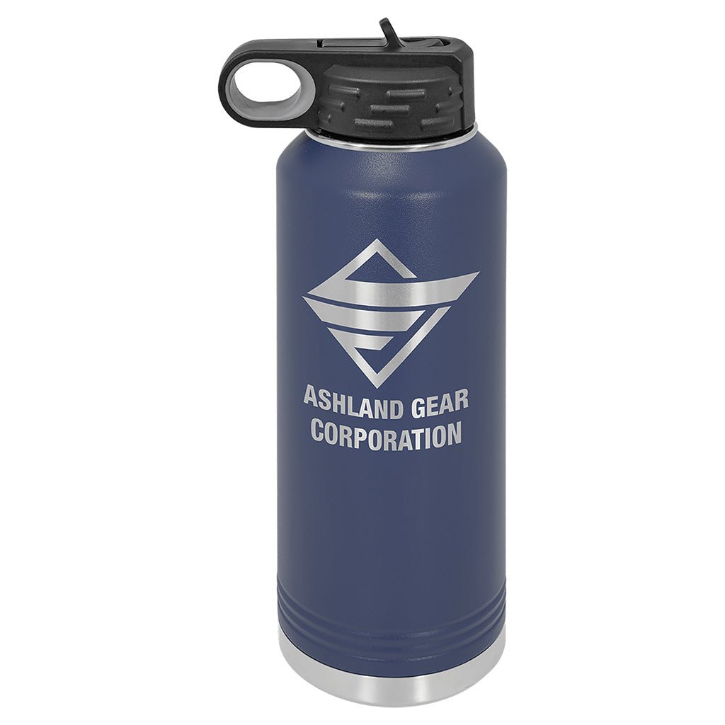 40 oz. Water Bottle with Ring Handle - Laser Styles