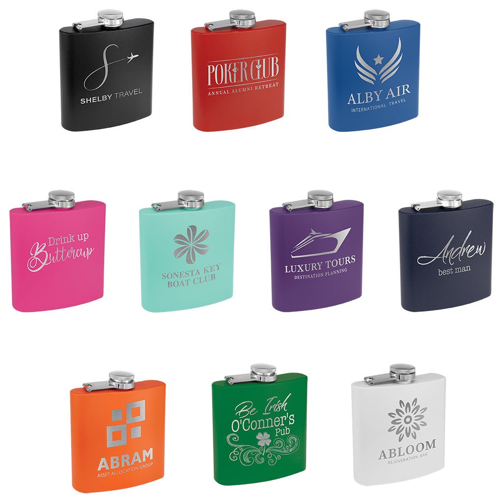 6 oz. Flasks - Laser Styles