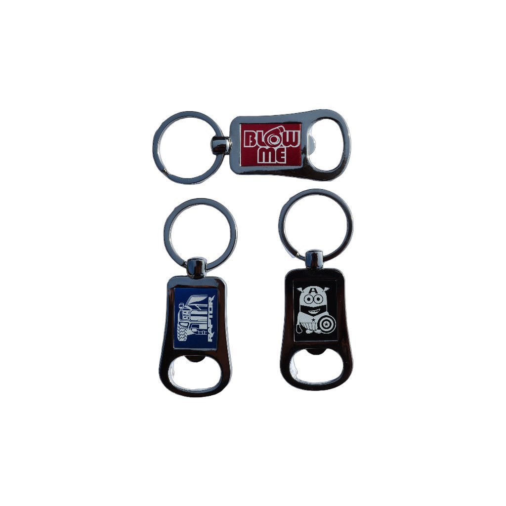 Bottle Opener with Keychain - Laser Styles