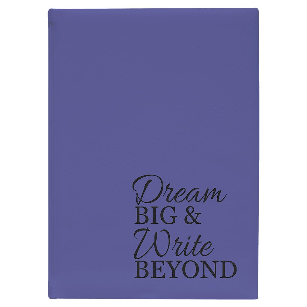 Leatherette Journal with Lined Notepad - Laser Styles